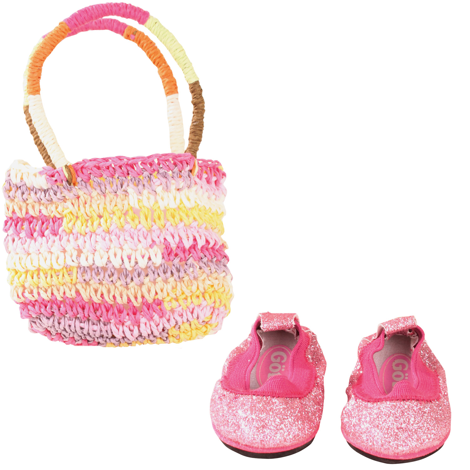 Набор для куклы: сумка и обувь  